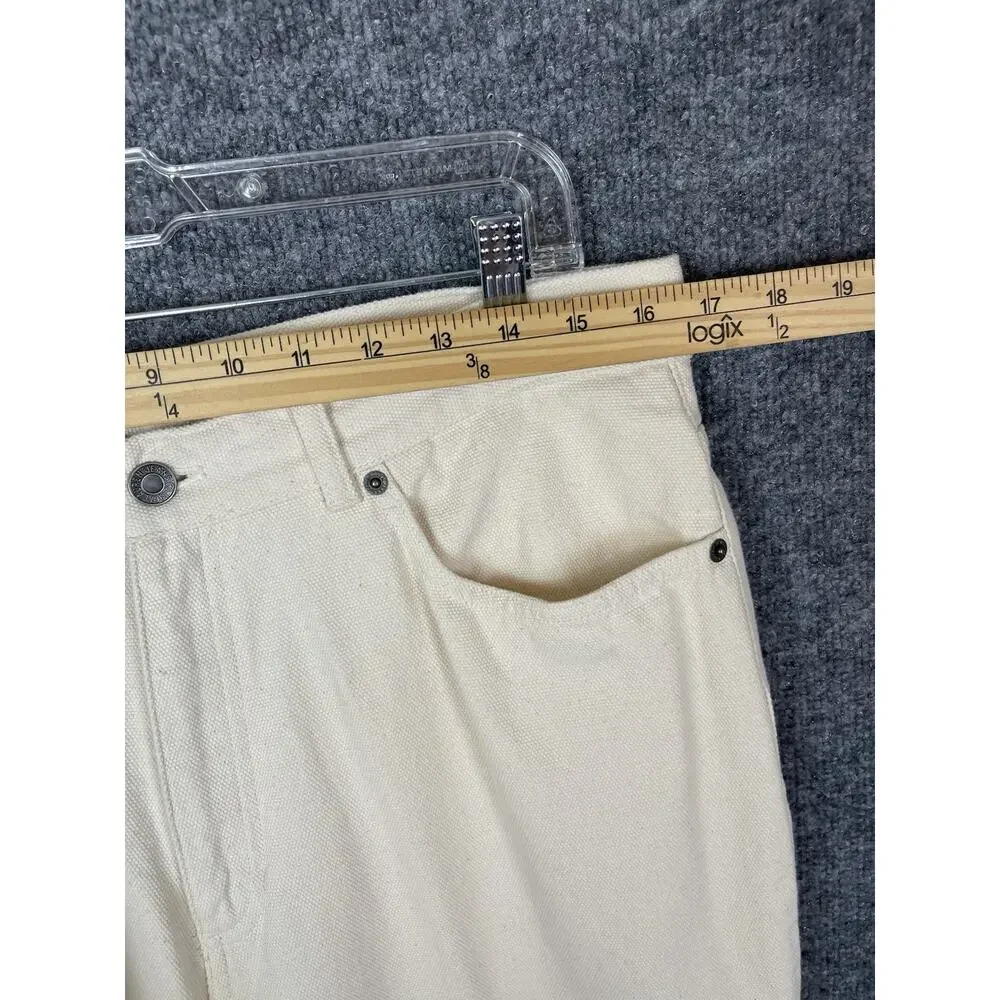 Lauren Jeans Co.‎ Women's Size 14 Cream Off Ivory Relaxed Ankle